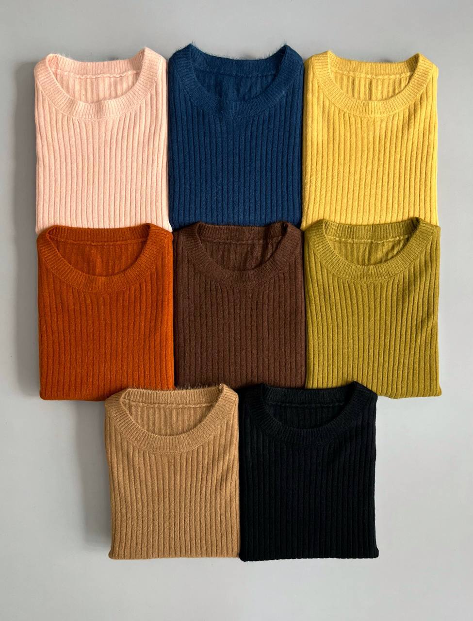 پلیور بافت کبریتی موهردار کد 3114