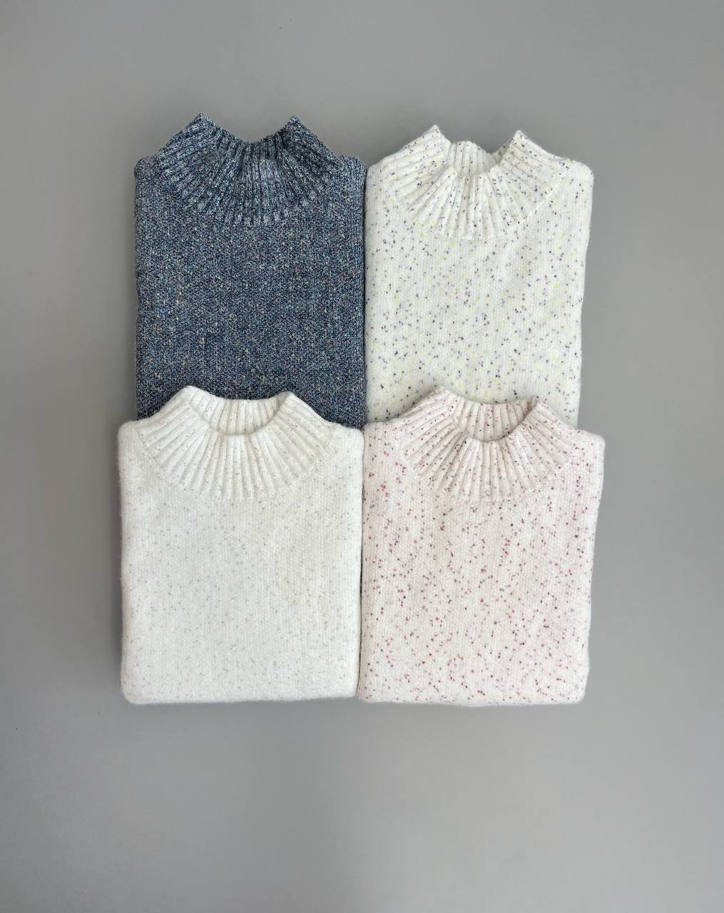 پلیور بافت آستین گلدوزی گرم بالا کد 3116