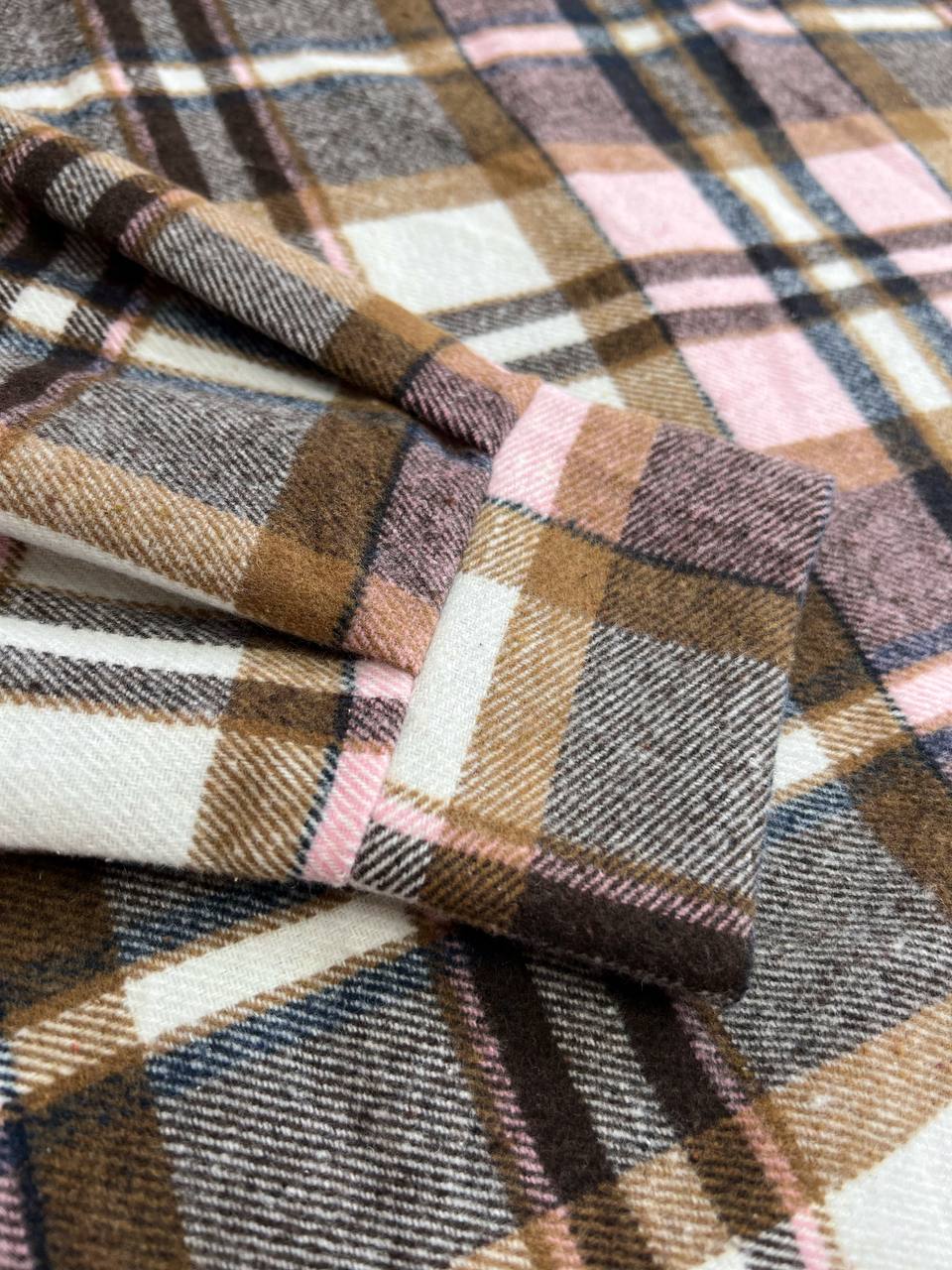 چهارخونه بلند آستین پف 2 کد 3117