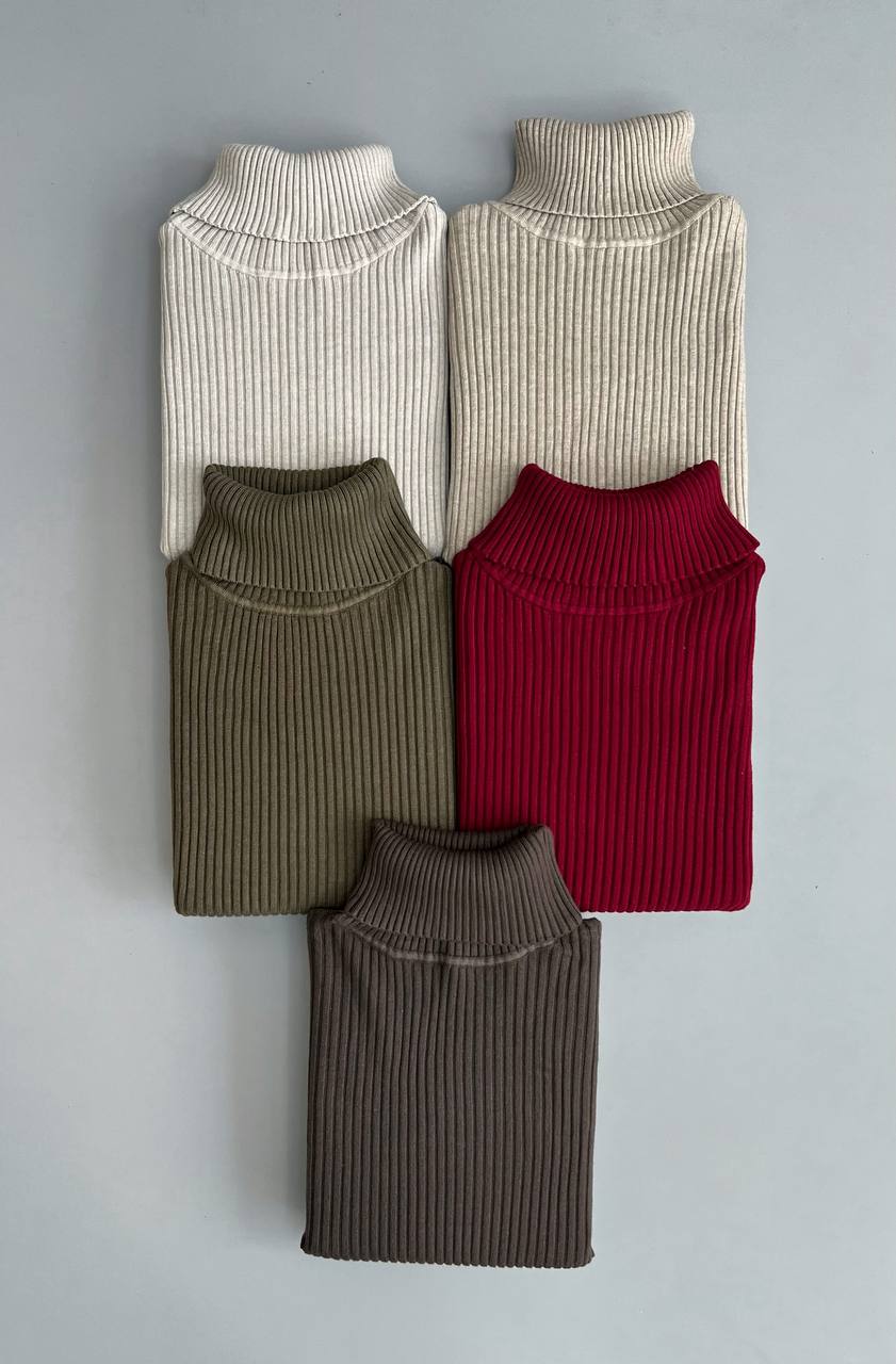 پلیور بافت یقه اسکی کد 3125