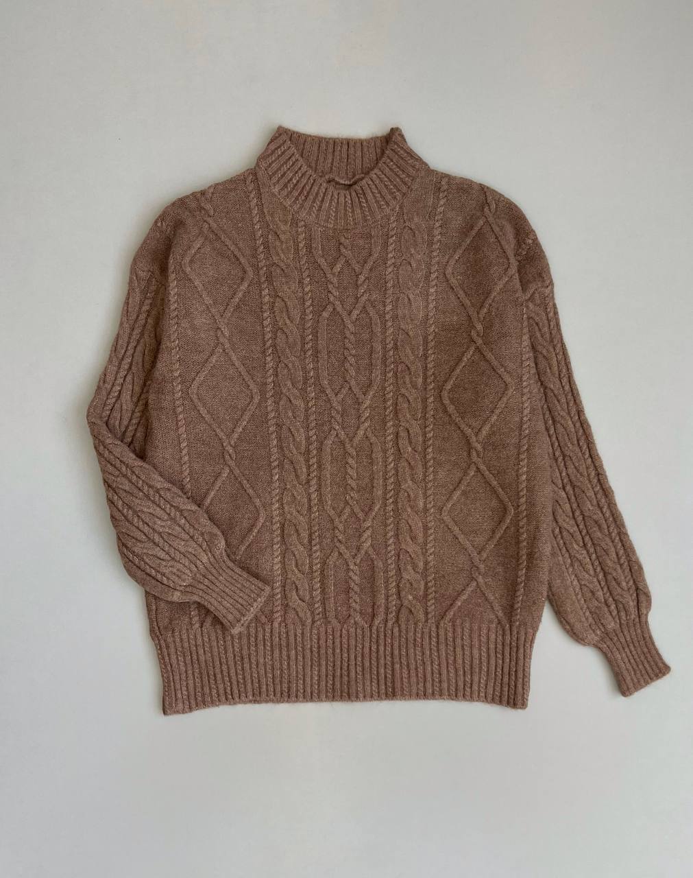 پلیور بافت یقه گرد زنجیری کد 3133