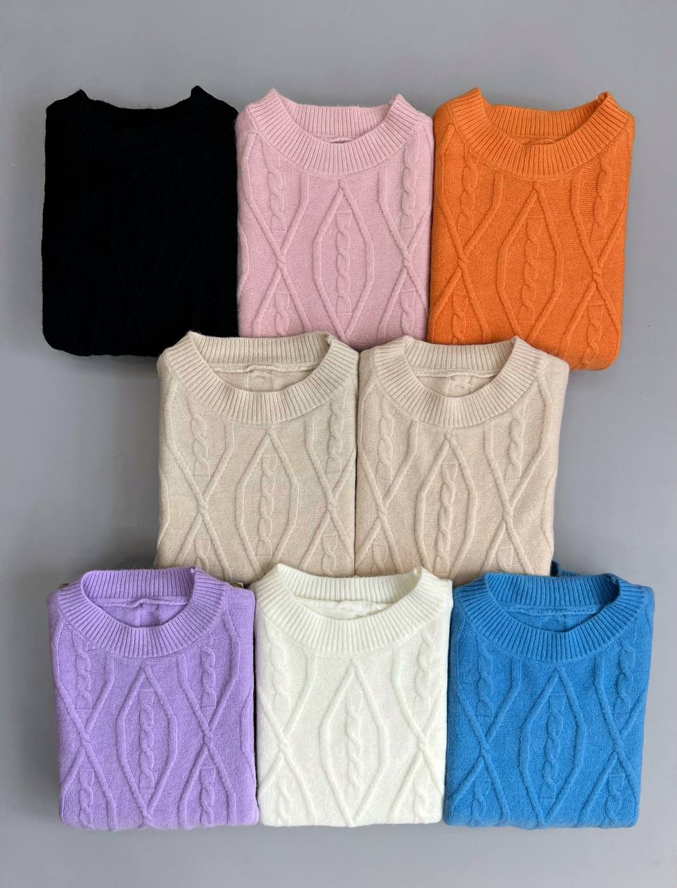 پلیور بافت یقه گرد کد 3135