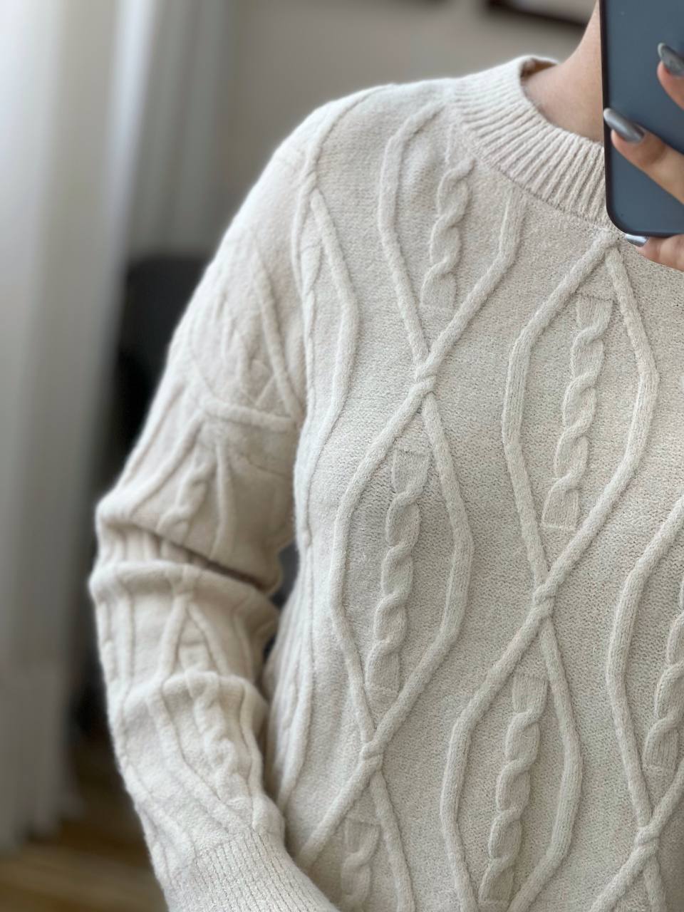 پلیور بافت یقه گرد کد 3135