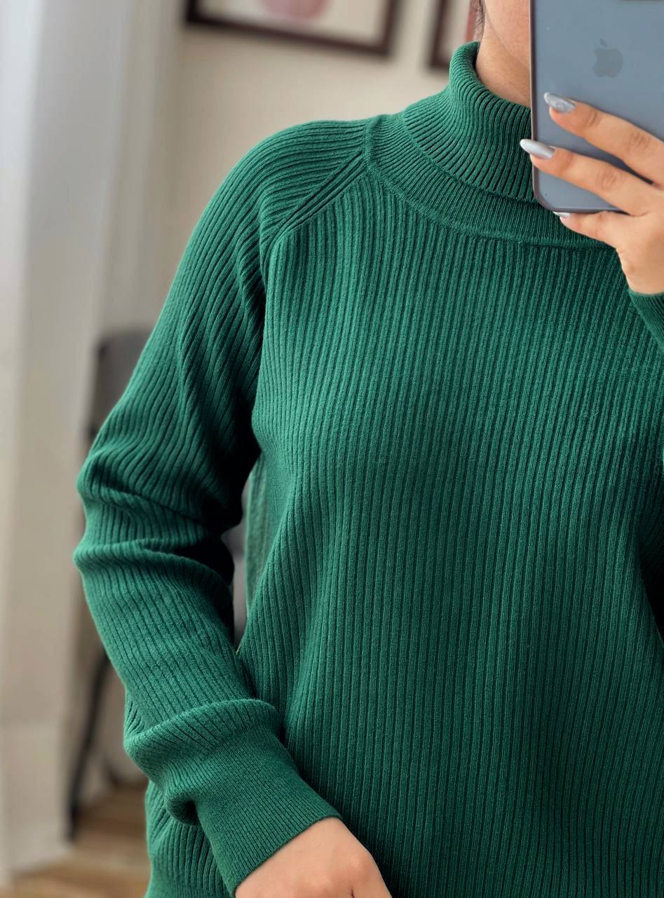 پلیور بافت یقه اسکی کد 3136