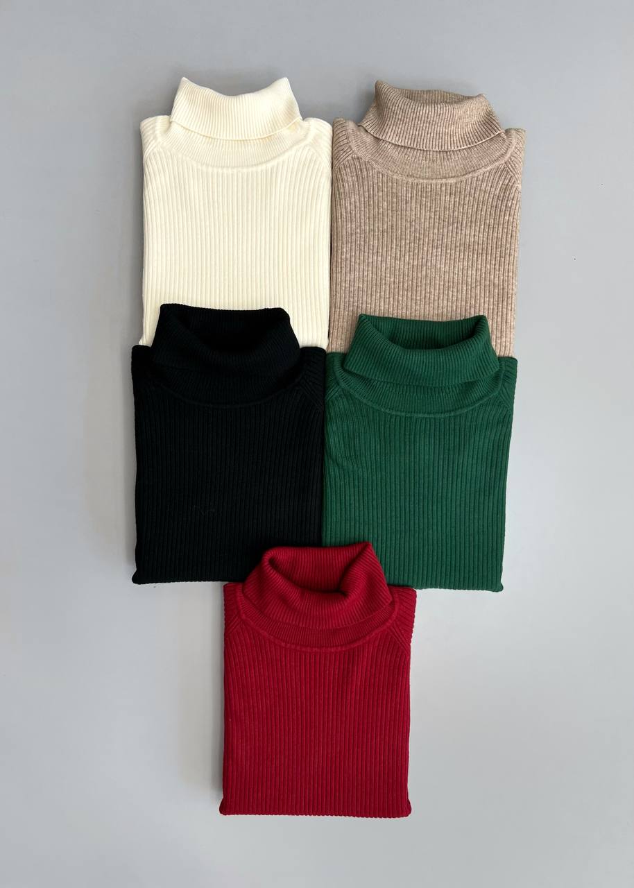 پلیور بافت یقه اسکی کد 3136