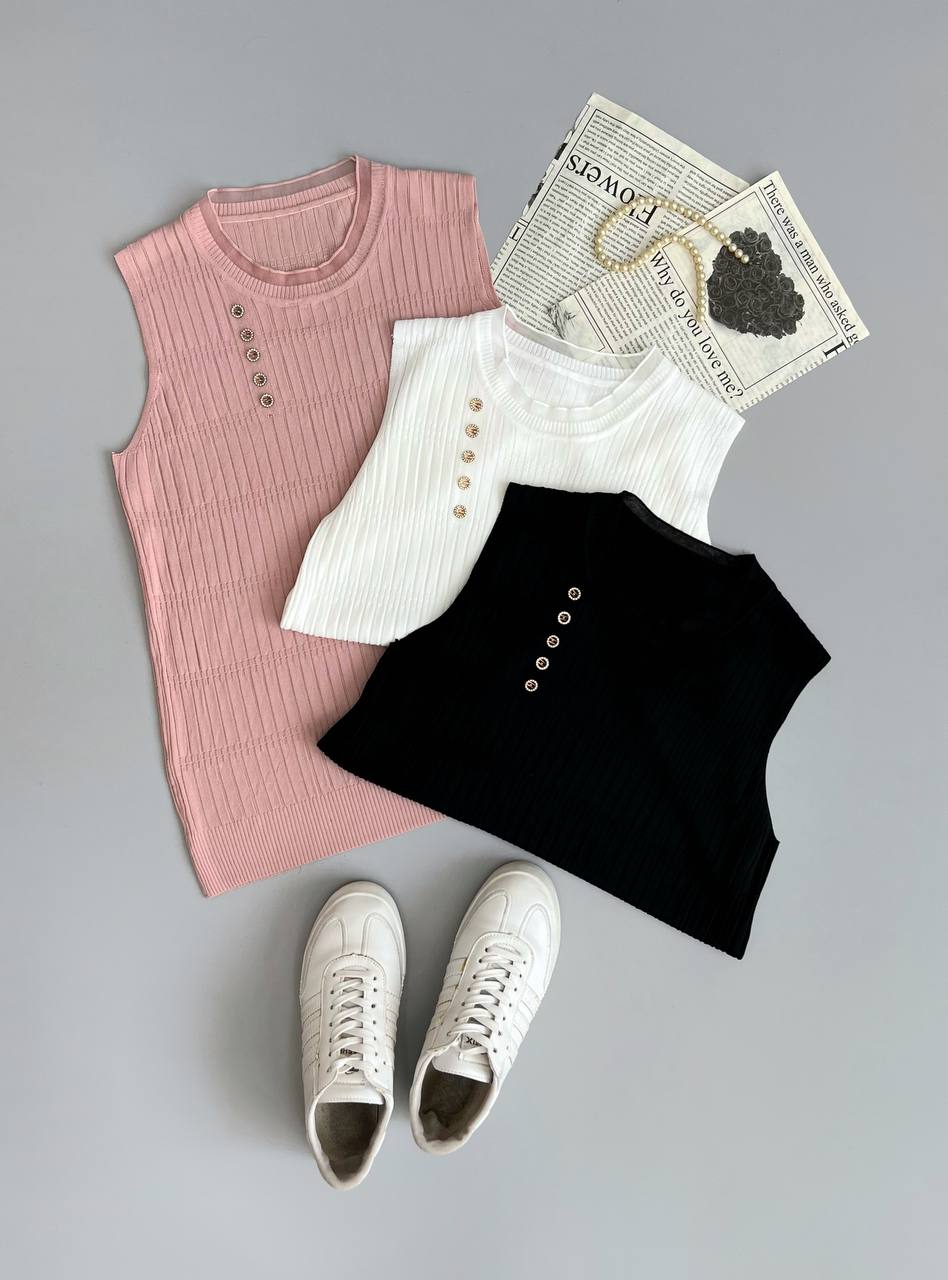 تاپ بافت یقه چین کد 3139