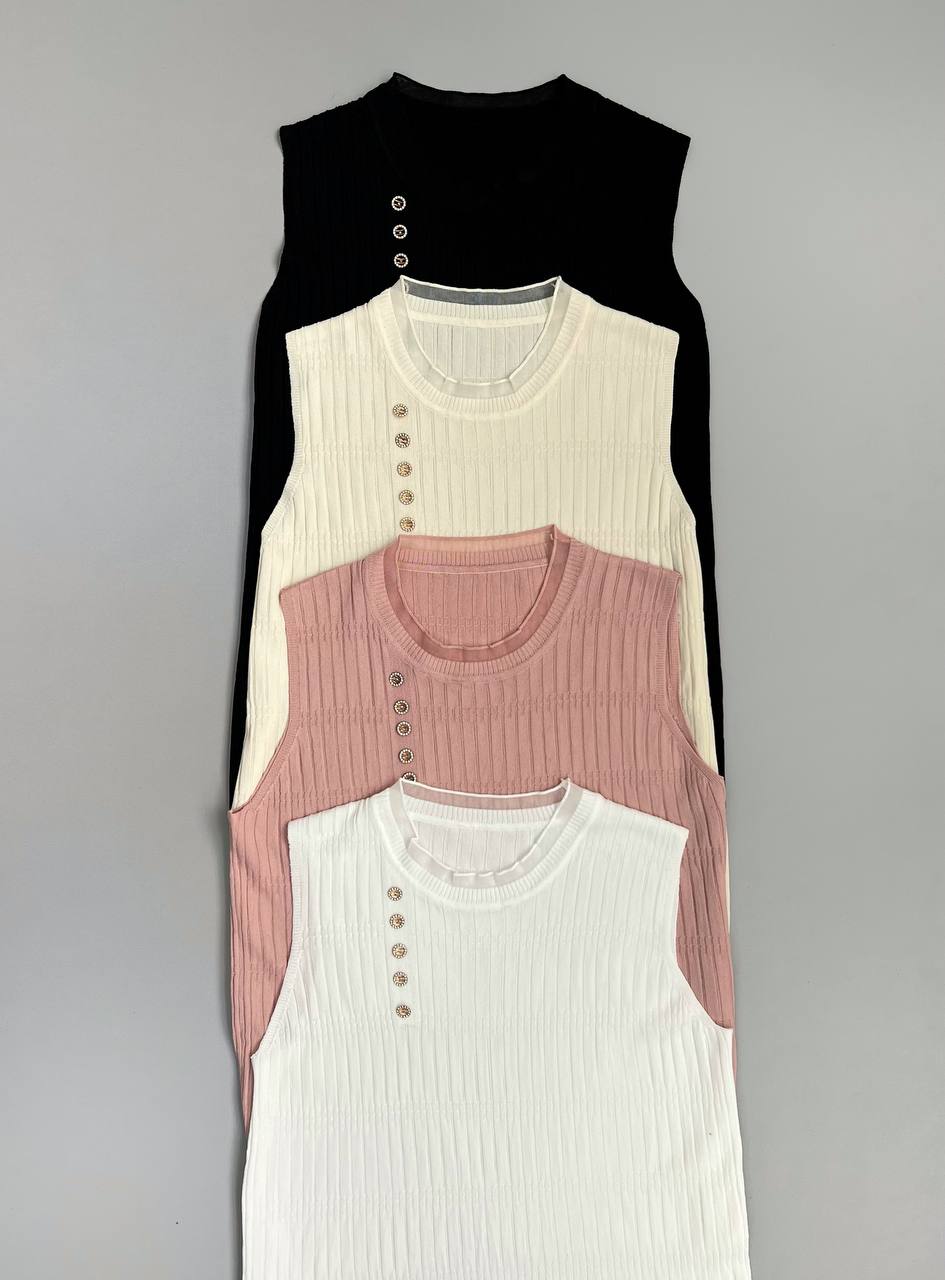 تاپ بافت یقه چین کد 3139