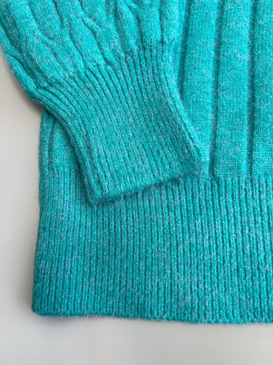 پلیور بافت یقه گیپور کد 3142