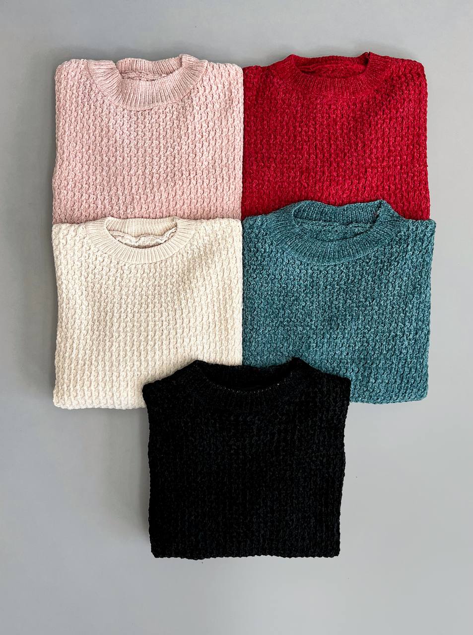 پلیور بافت مخمل کد 3143