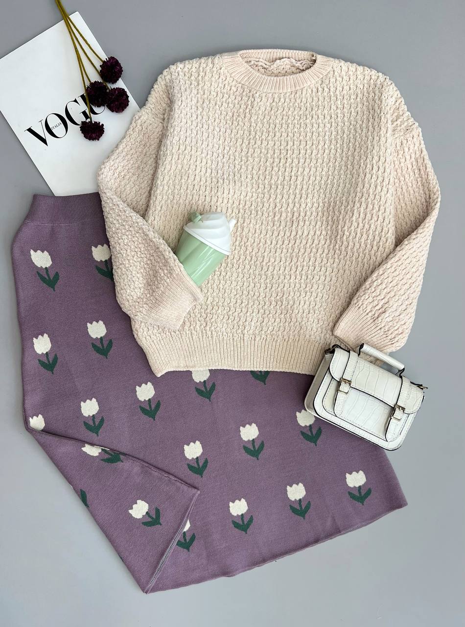 پلیور بافت مخمل کد 3143