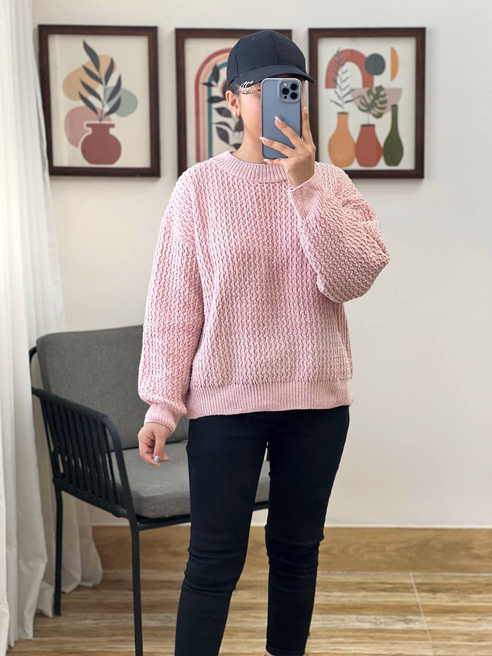 پلیور بافت مخمل کد 3143