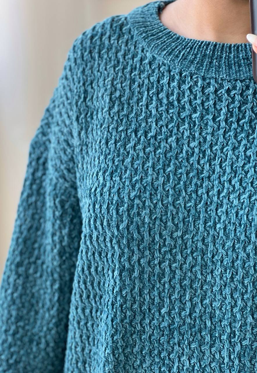 پلیور بافت مخمل کد 3143