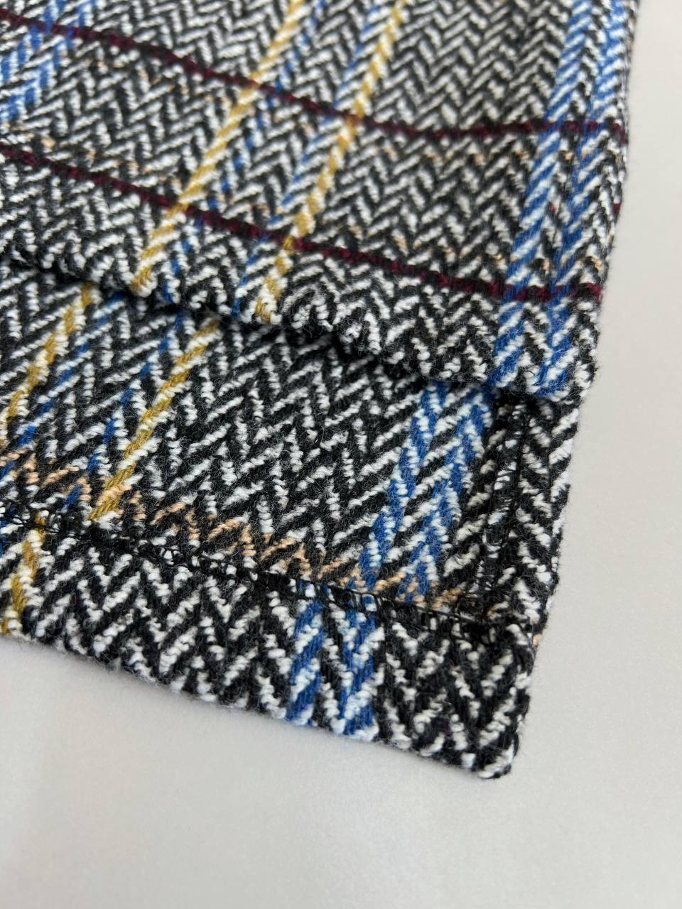 پالتو چهارخونه پشمی کد 3145