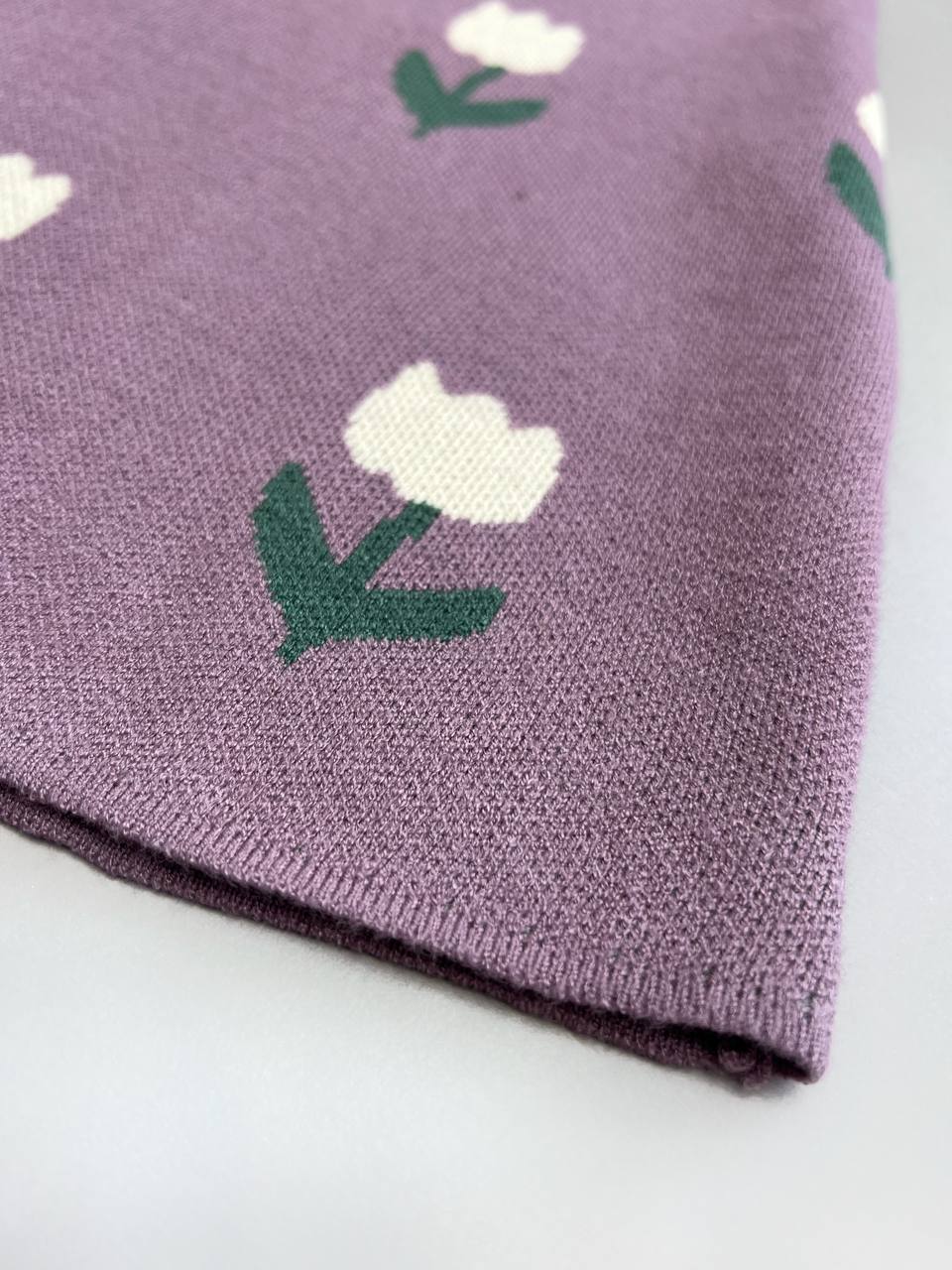 دامن بافت گل لاله کد 3146