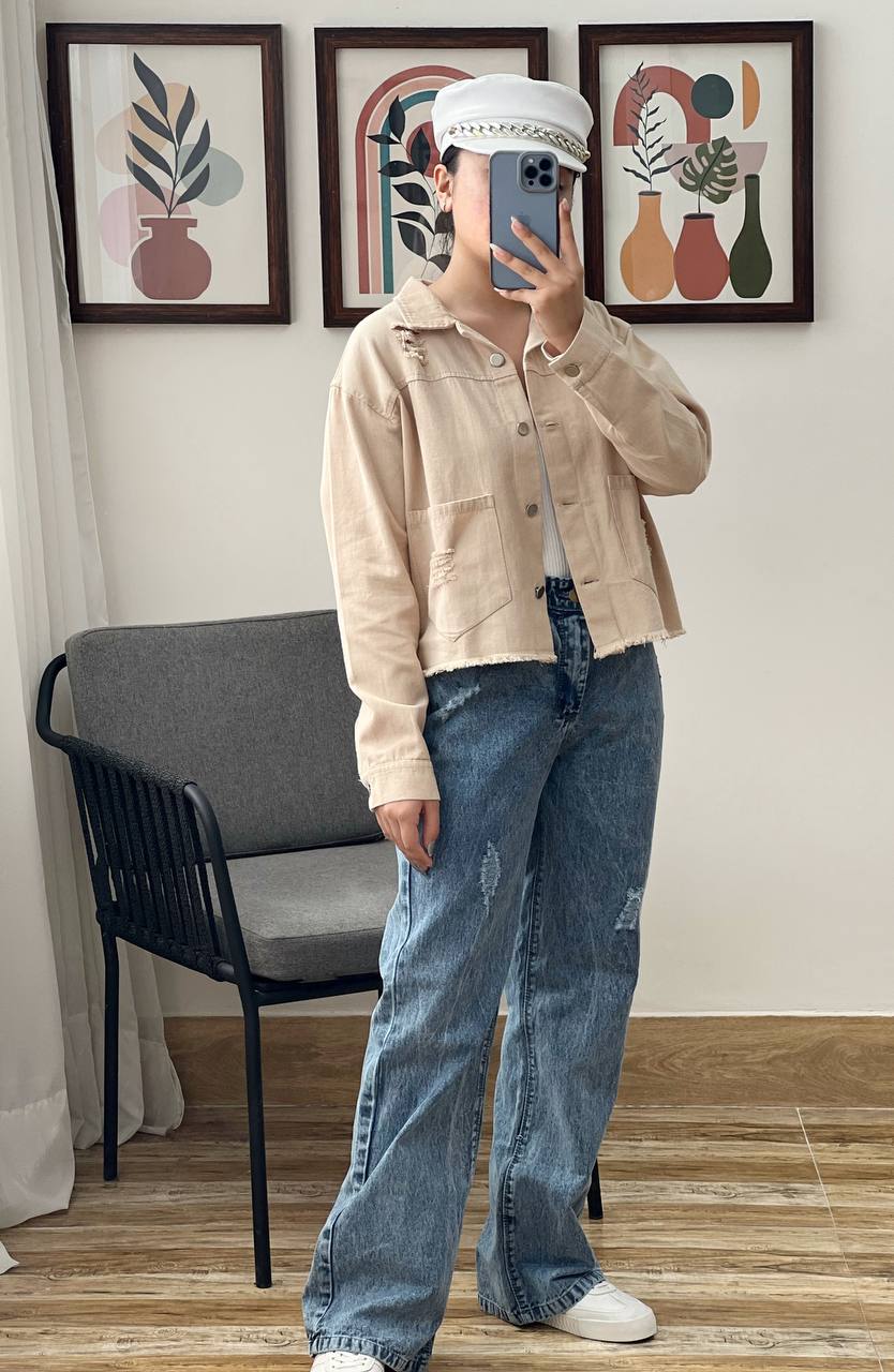 کت کتان زاپدار کد 3147