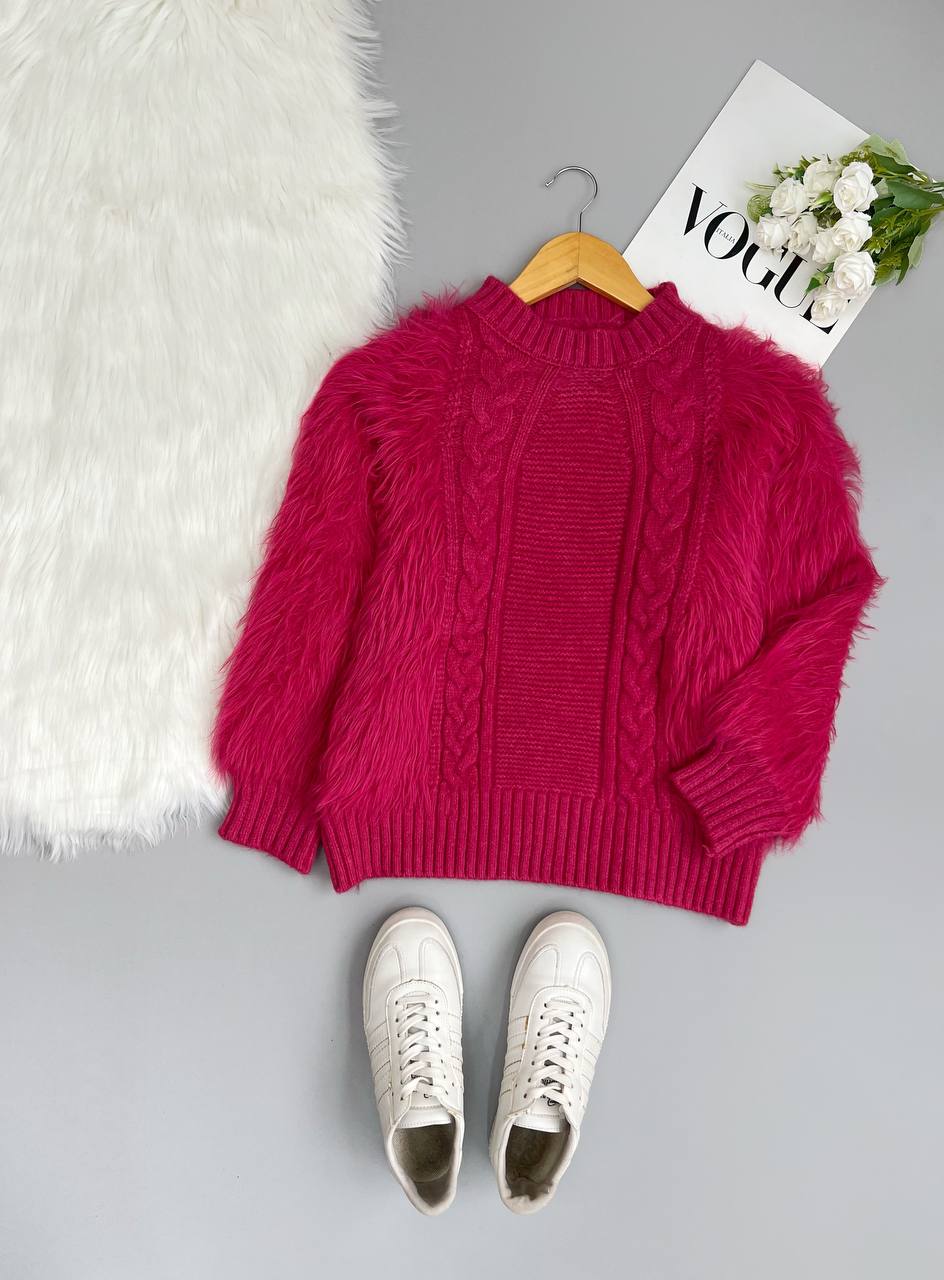 پلیور بافت تمام خز 3 کد 3154