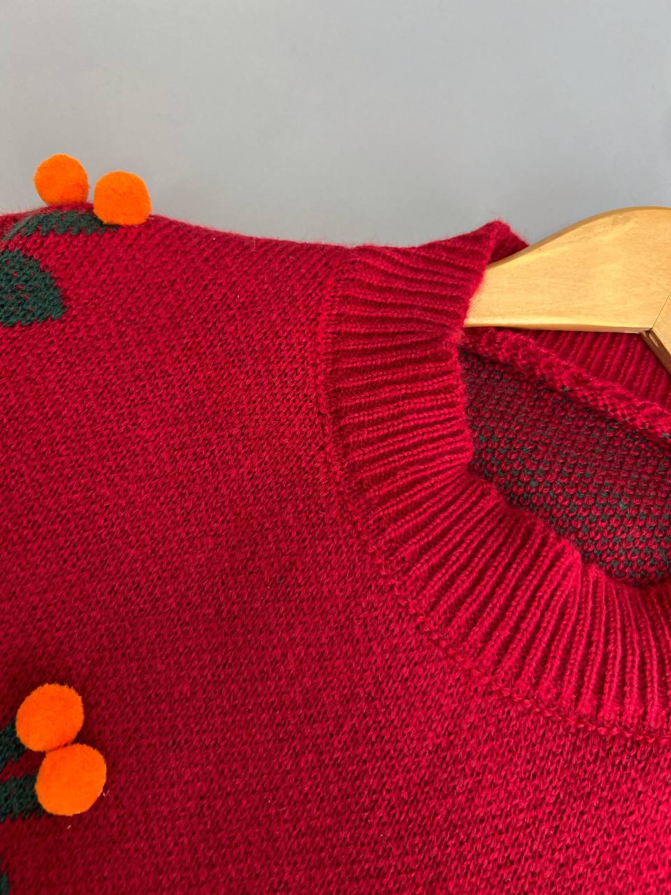 پلیور بافت آلبالو کد 3156