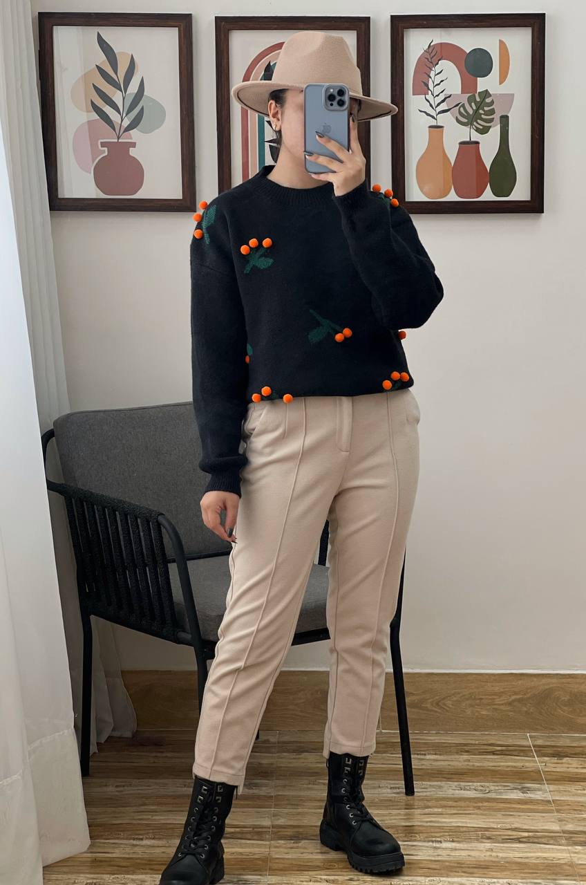 پلیور بافت آلبالو کد 3156