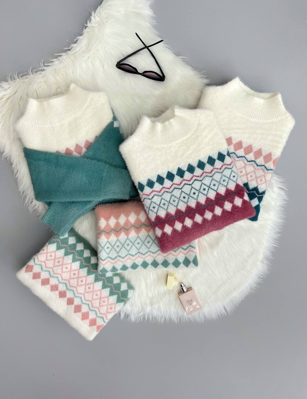 پلیور بافت موهر سنتی 4 کد 3158