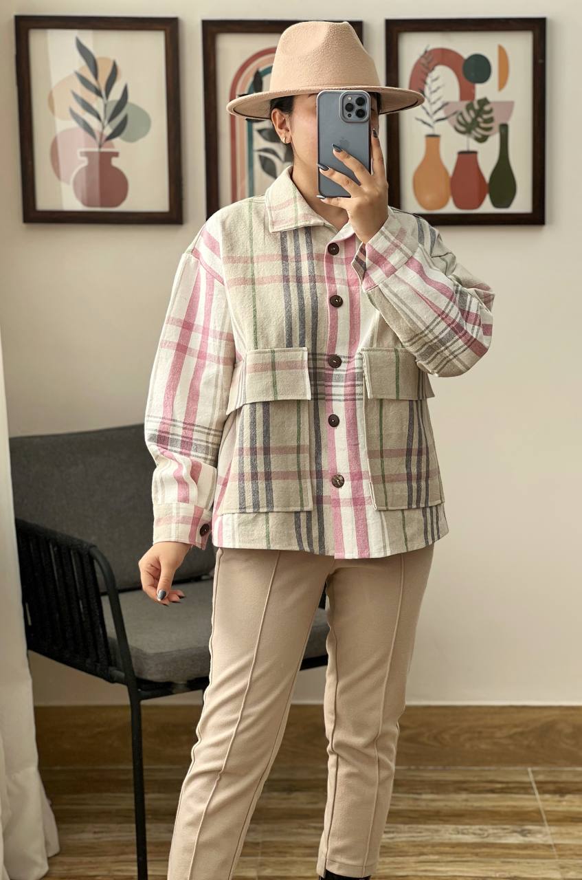 شکت چهارخونه مینیمال کد 3161