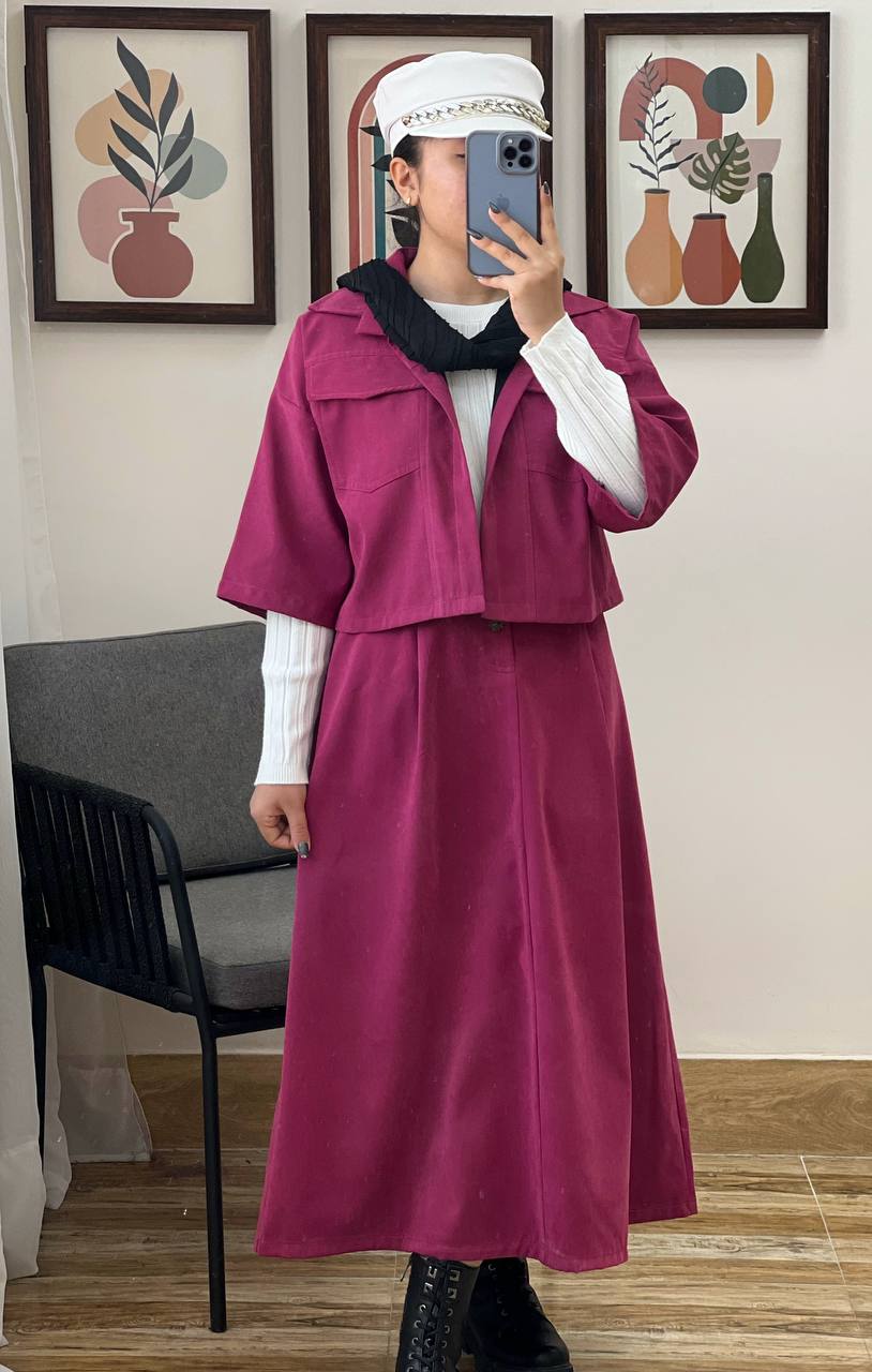 ست کت و دامن کد 3162