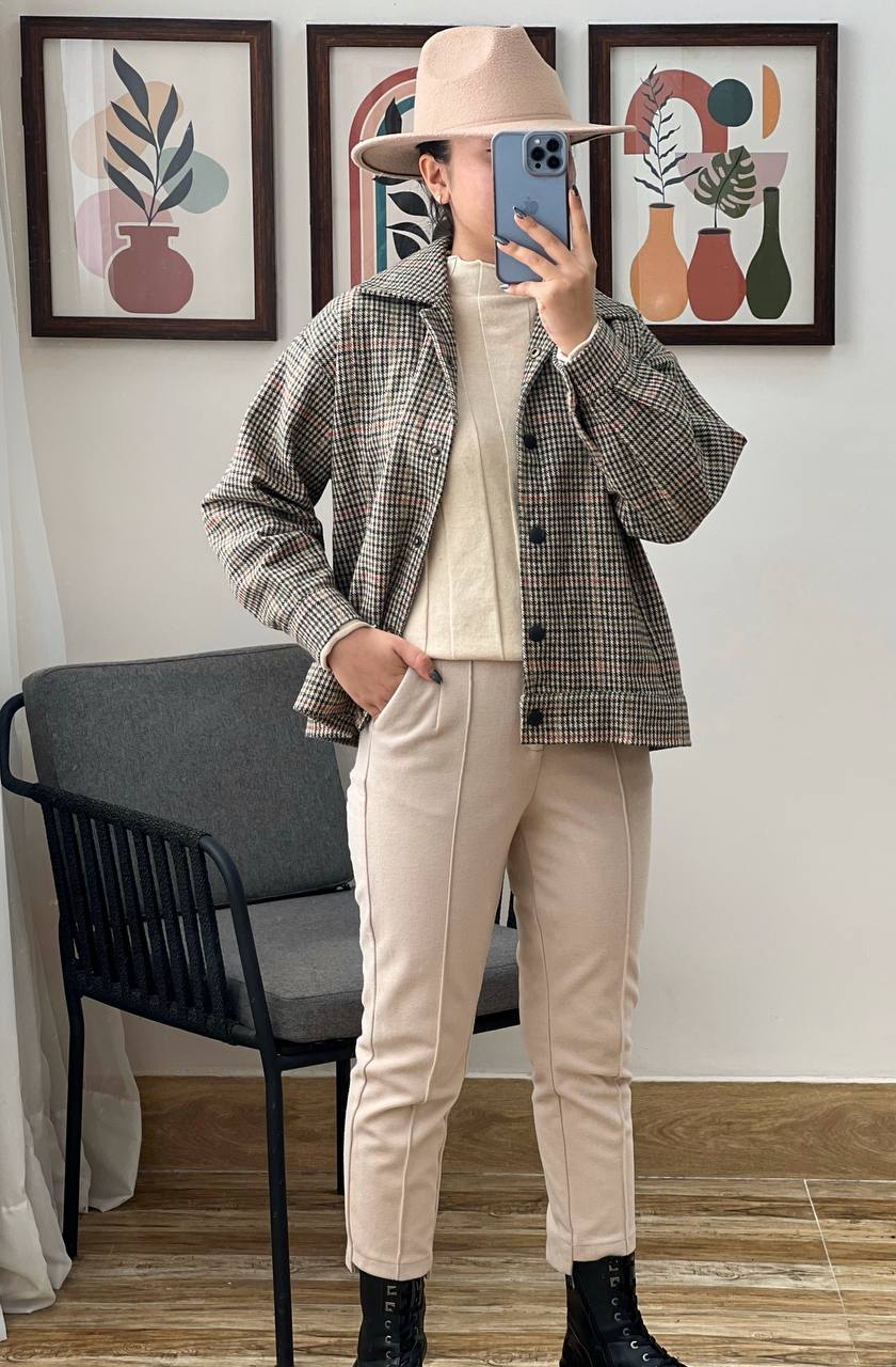 کت پشمی جیب فیلتاب کد 3167