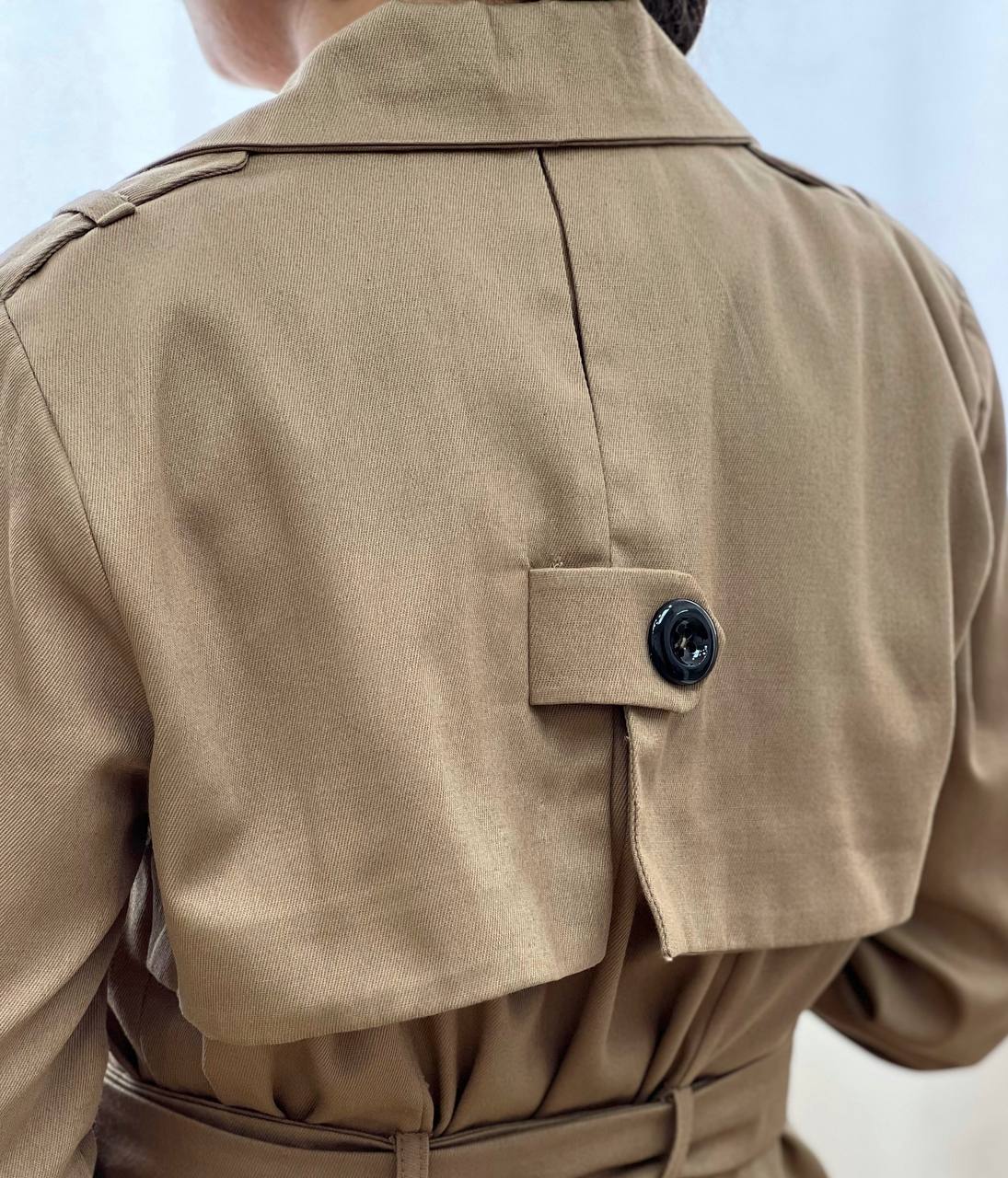 بارونی جلیقه دار پشت دکمه کد 3168