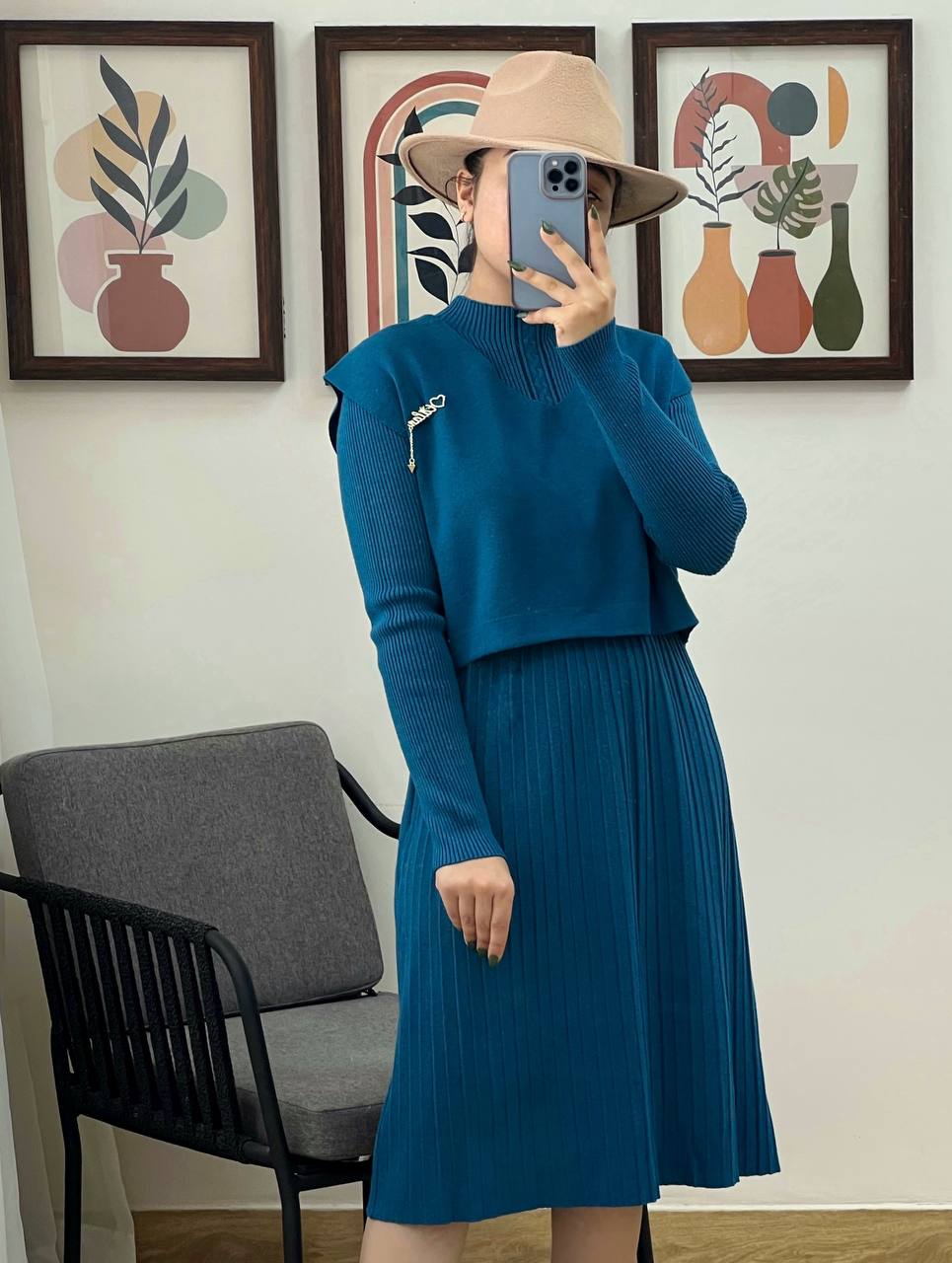 ست دوتیکه بافت مدل 4 کد 3169