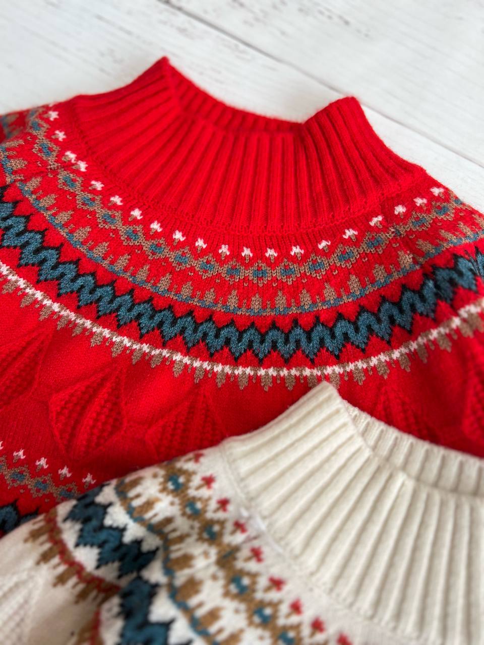 پلیور بافت سنتی پارت 5 کد 3173