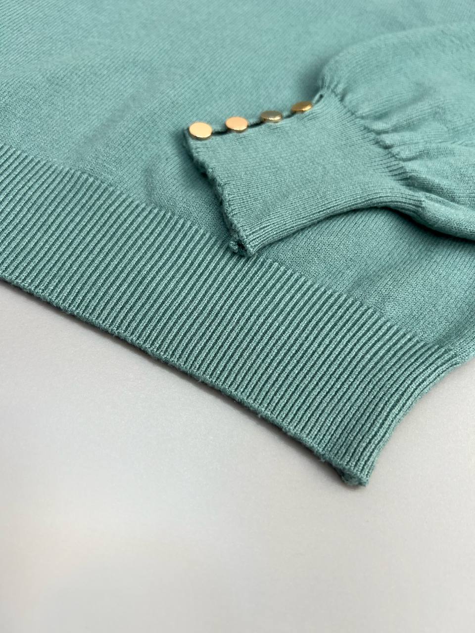 پلیور بافت یقه هفت آستین مچی کد 3174