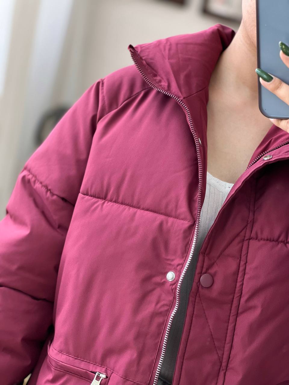 کاپشن کوتاه وارداتی کد 3178