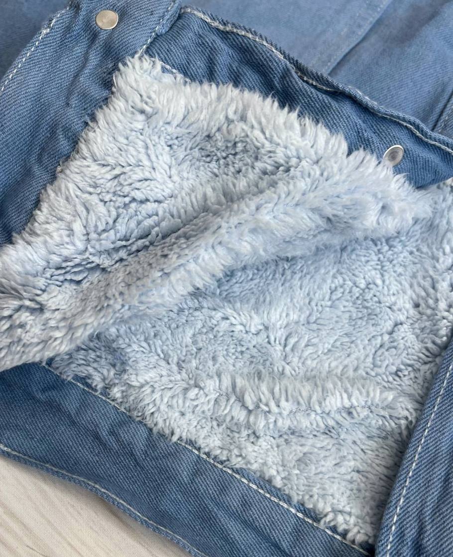 کاپشن جین داخل خز کد 3180