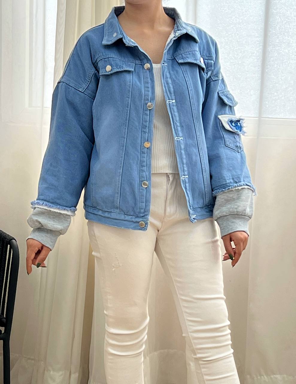 کاپشن جین داخل خز کد 3180