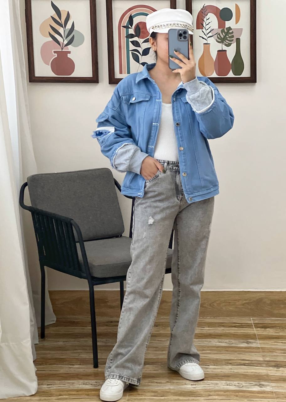 کاپشن جین داخل خز کد 3180