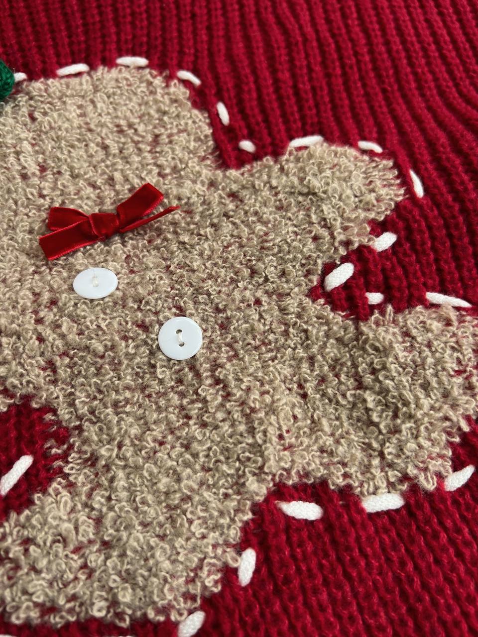 پلیور بافت دانه درشت عروسکی کد3183