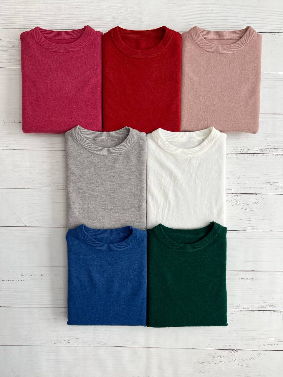 پلیور بافت یقه گرد ساده کد 3184