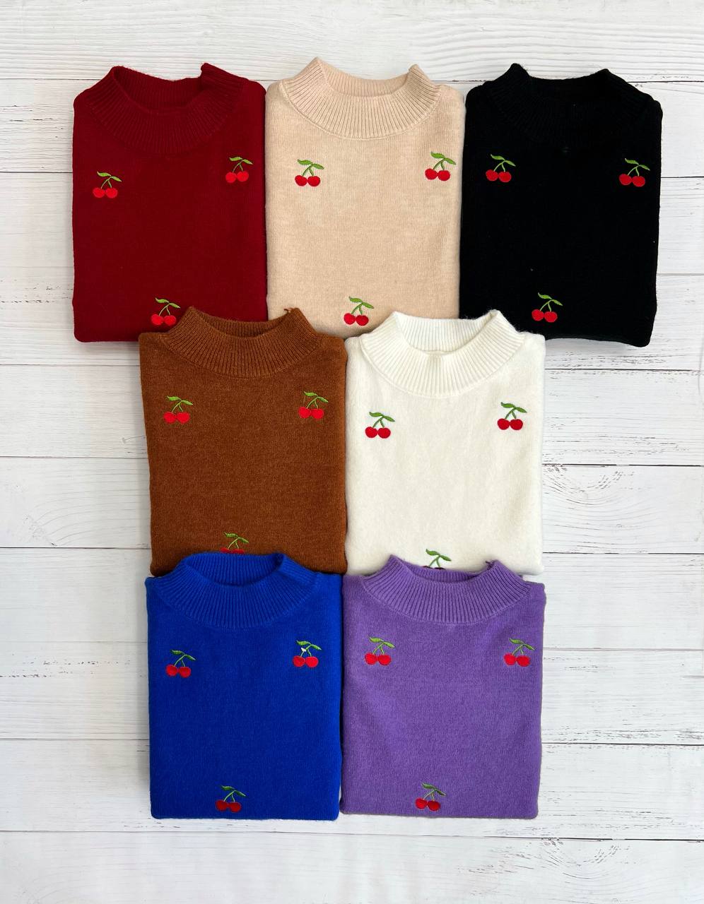 پلیور بافت آلبالو موهر کد 3188