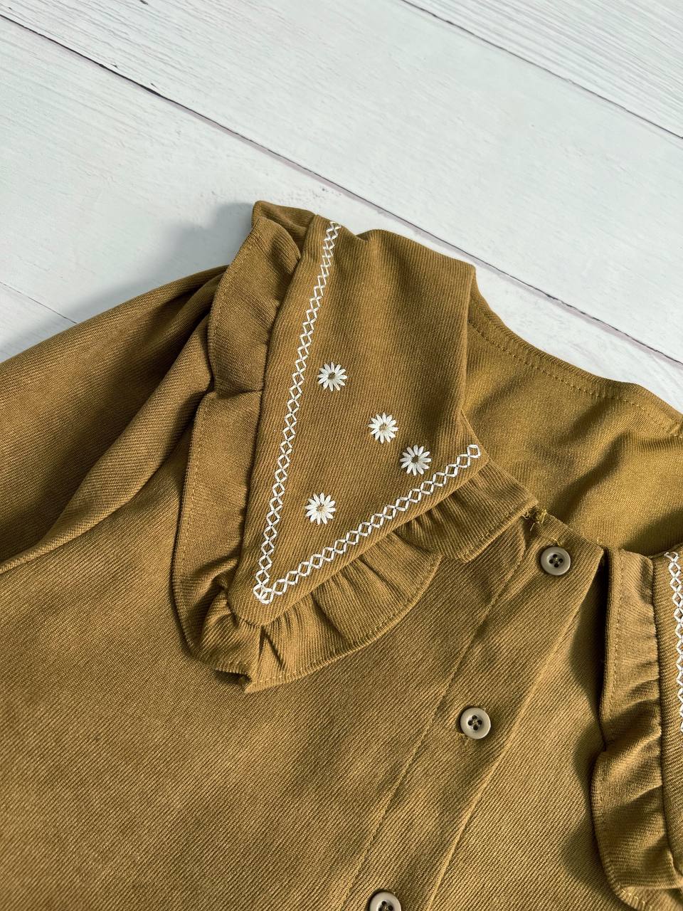 شومیز کبریتی یقه گلدوزی کد 3191