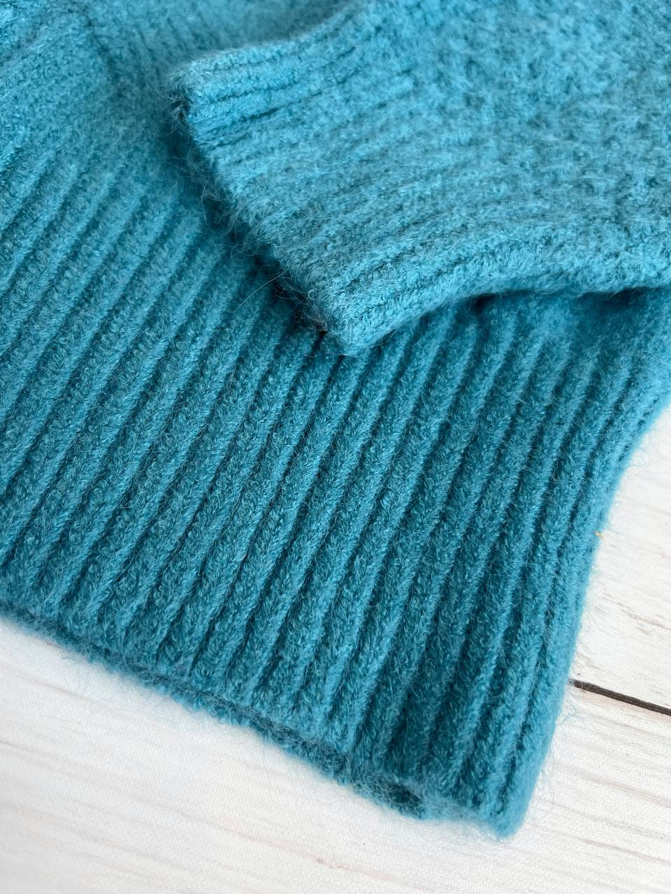 پلیور بافت زنجیری یقه گرد کد 3194