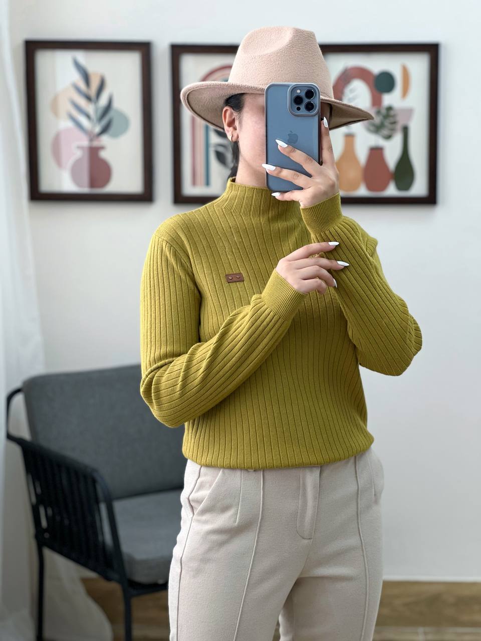 پلیور بافت ساده کد 3196