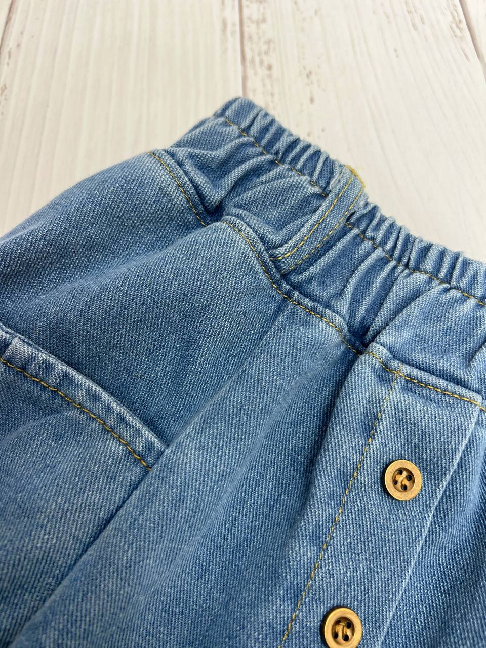 دامن جین جلو دکمه کد 3203