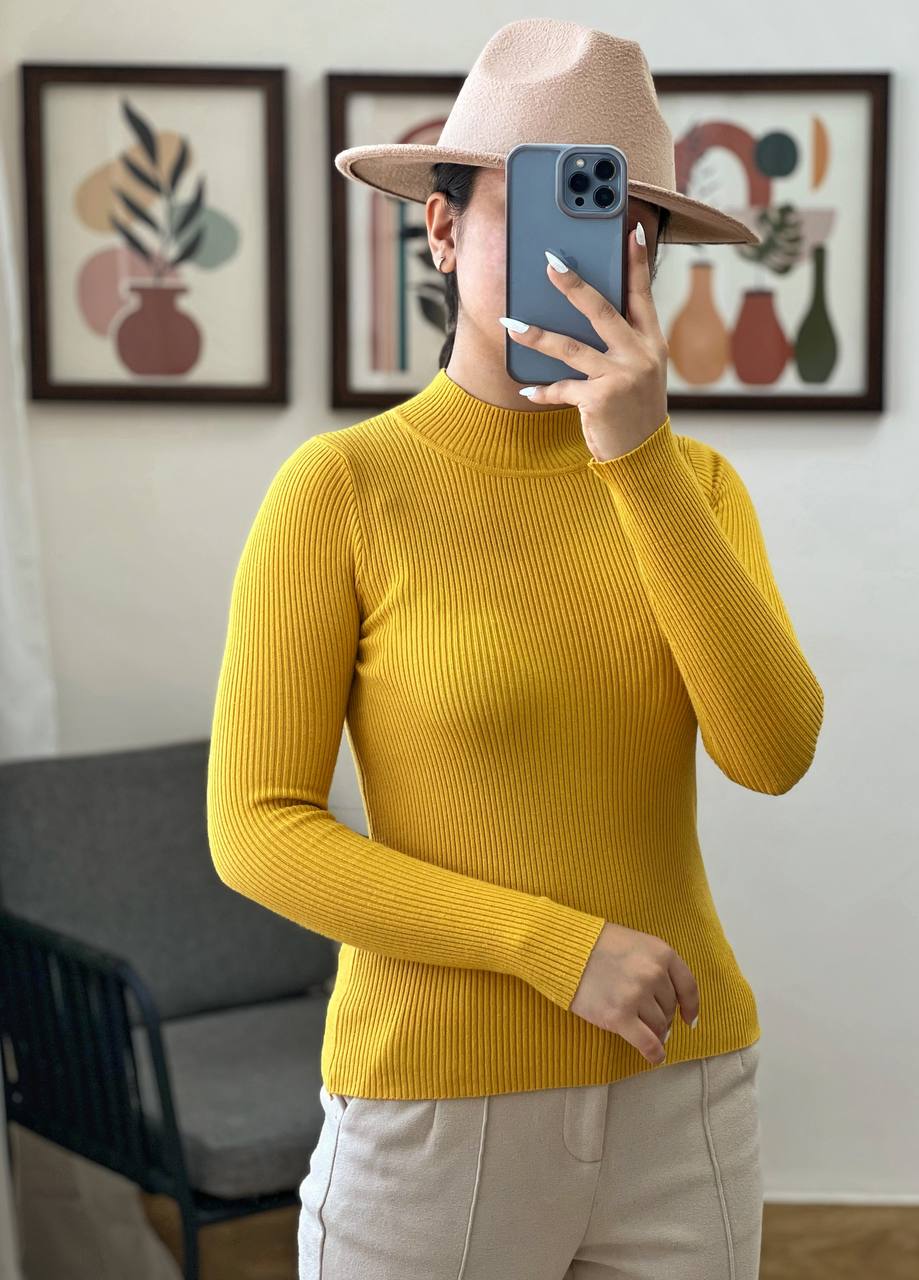 پلیور بافت ساده کد 3204