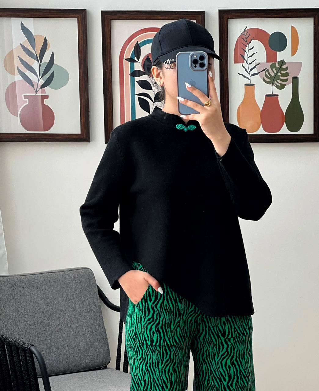 ست پلیور و شلوار بافت کد 3206