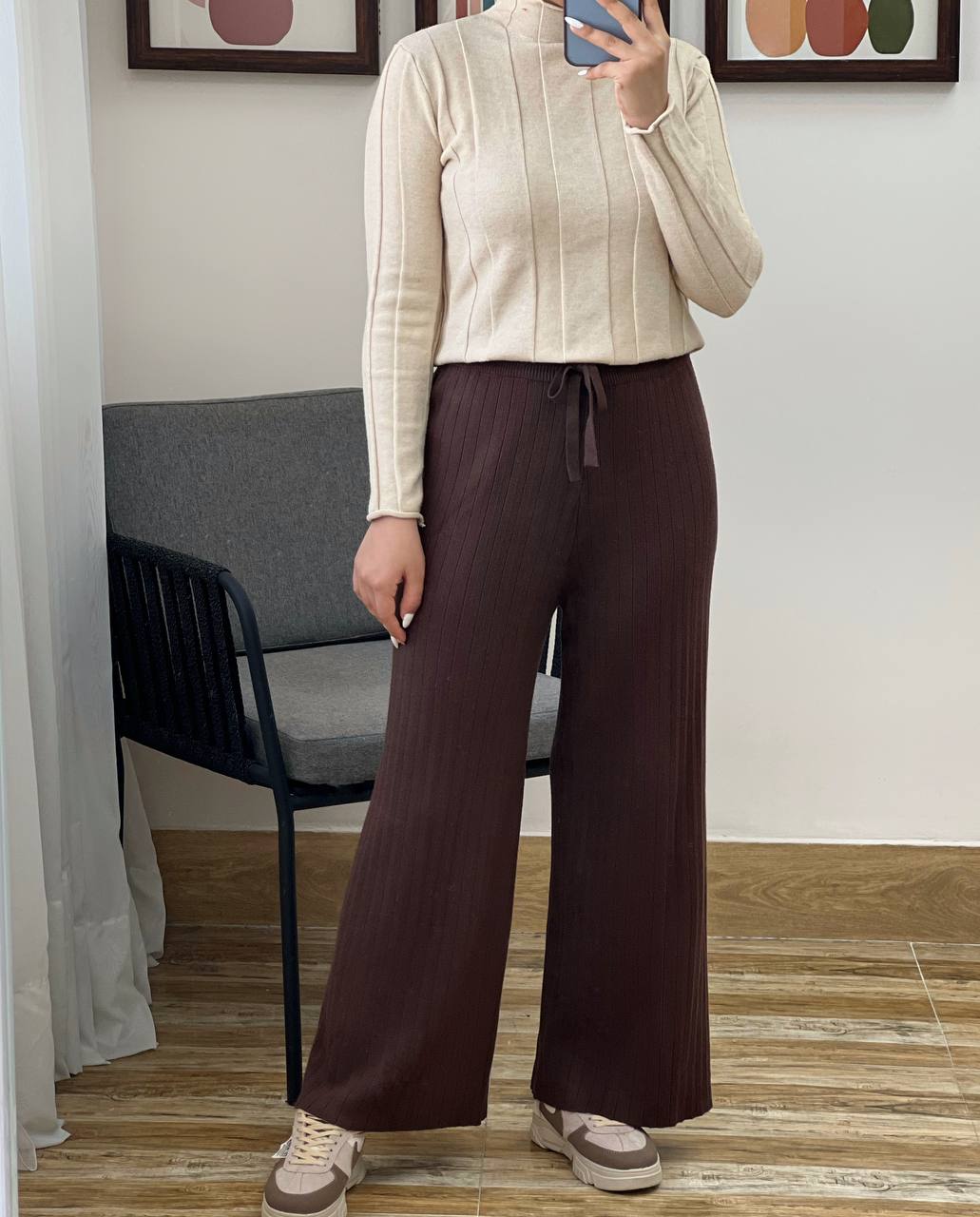 شلوار بافت بگ کد 3214