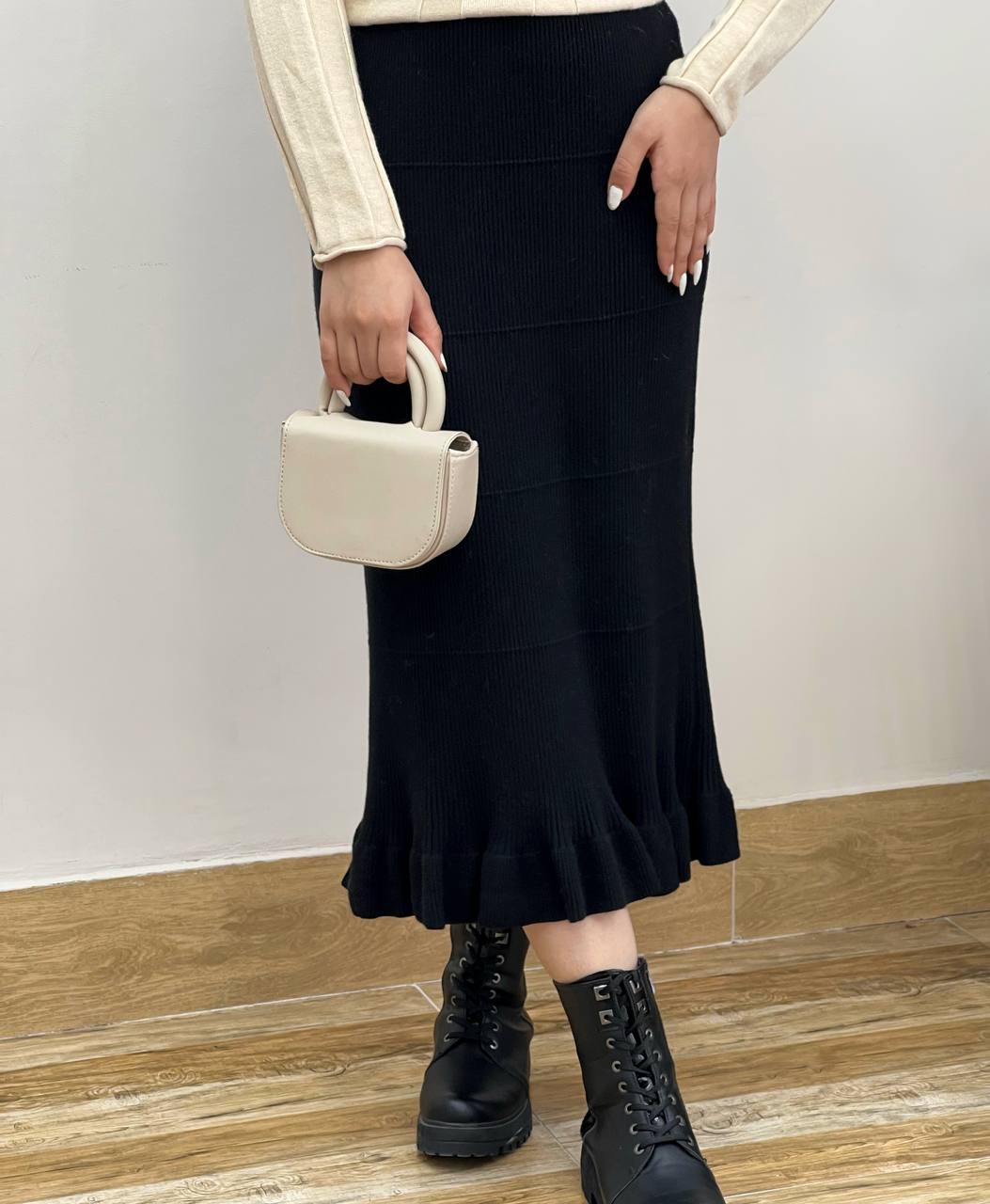 دامن بافت بلند کد 3216