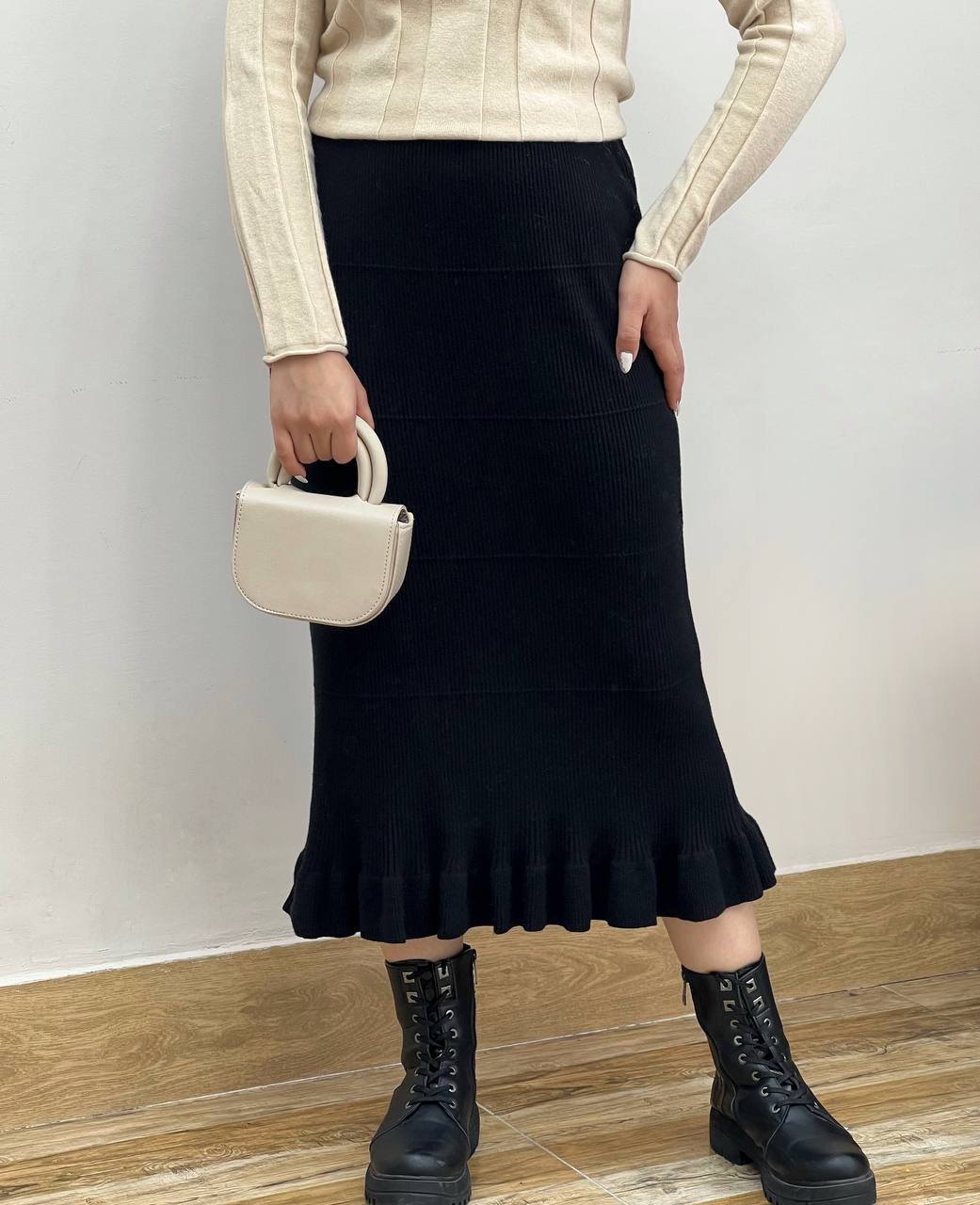 دامن بافت بلند کد 3216