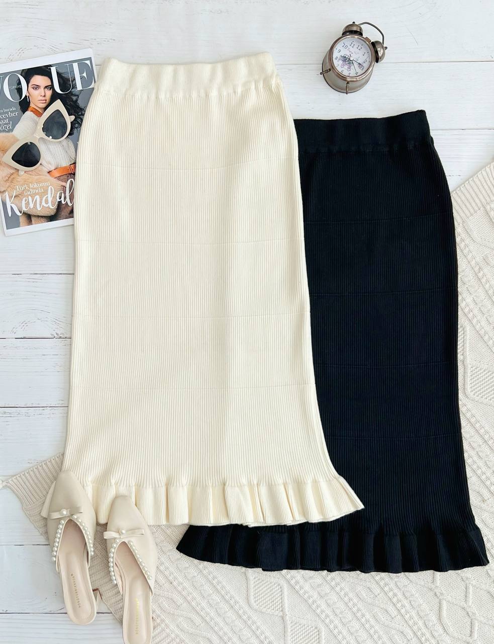 دامن بافت بلند کد 3216