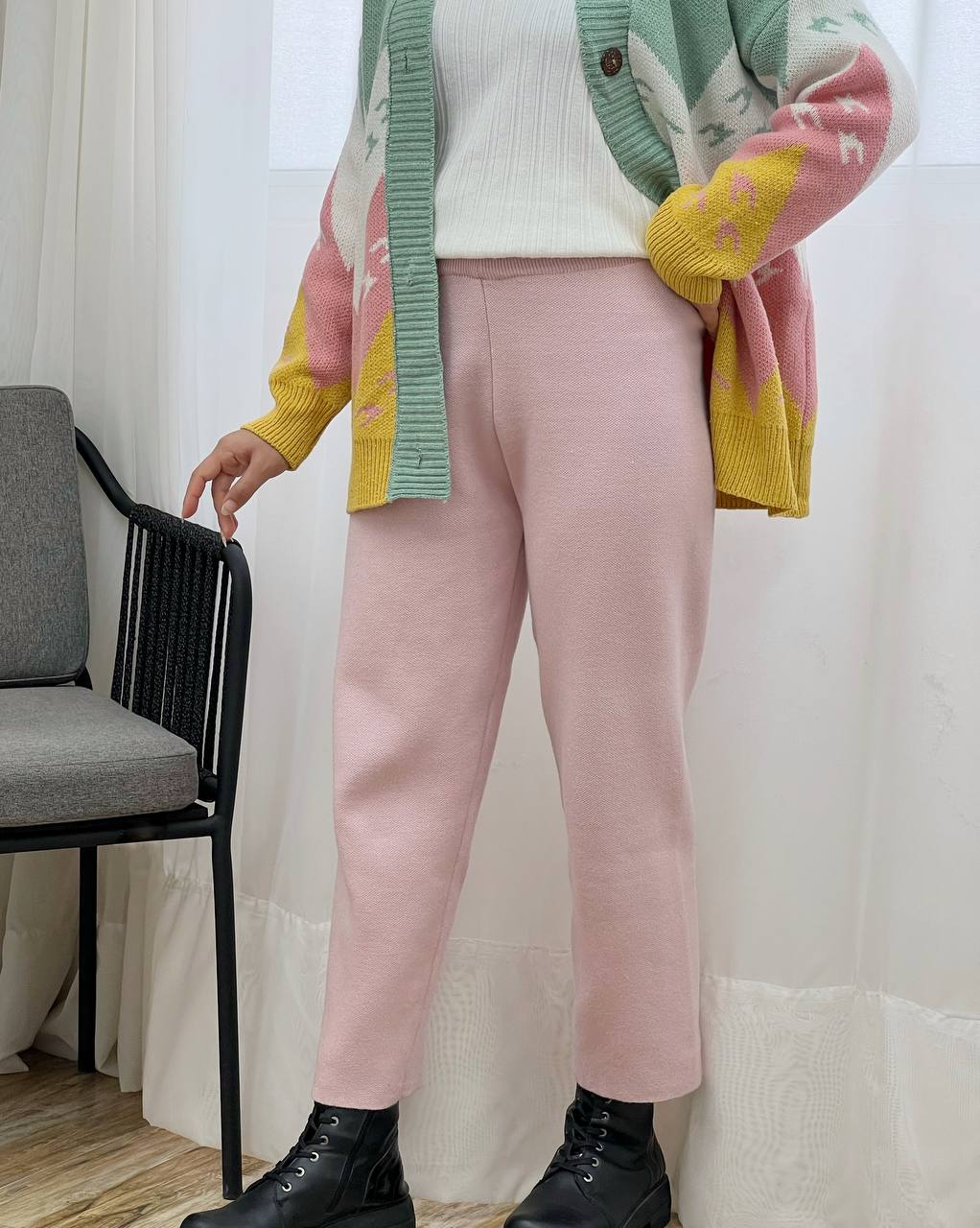 شلوار بافت مام کد 3230