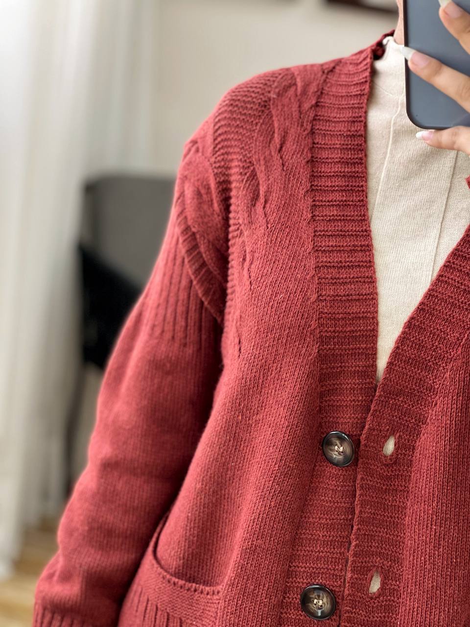 رویی بافت جلو دکمه کد 3231