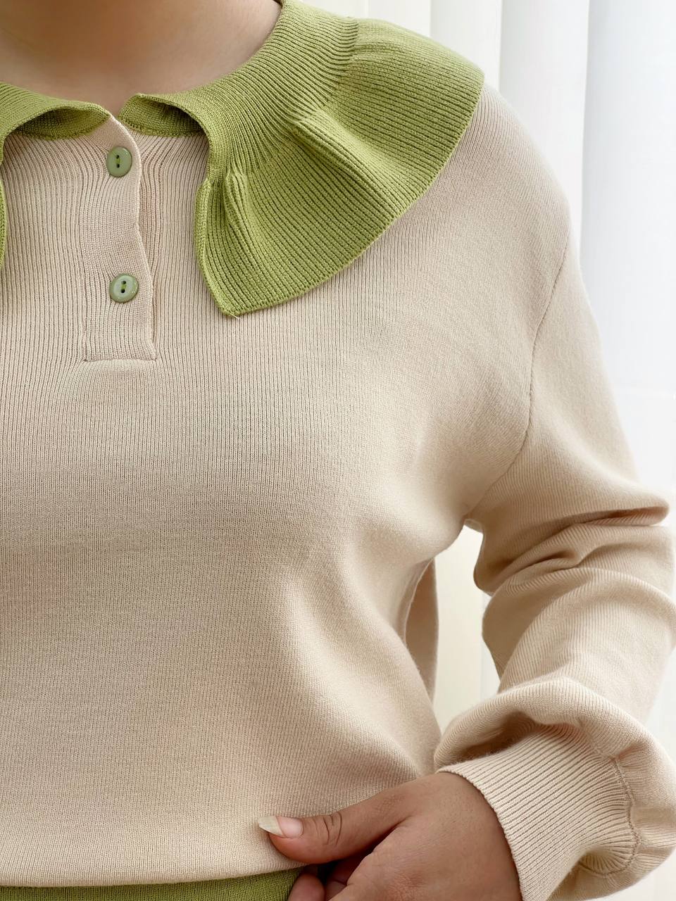 ست بلوز و دامن بافت کد 3234